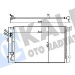 Klima Radyatörü Accent BLUE 1.4 Benzinli 2011> RIO 1.4 2011> (530×371×16) KALE 380200