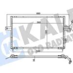 Klima Radyatörü Komple Hyundai Accent 1994-2000 KALE 386400