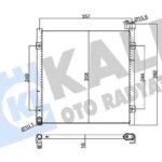 Klima Radyatörü Honda Civic 1996 2001 HRV 1996 2000 ROVER 400 KALE 386700