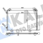 Klima Radyatörü Toyota Yaris 1999>2005 (520×318×16) KALE 390200