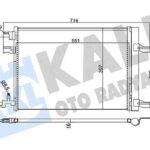 Klima Radyatörü Opel Astra J Cruze Opel Zafira C 570×388×16 KALE 391100