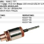 Marş Kollektörü (UB KF) Kalın MIL FORD Magirus SHIBAU TM30 STEYR MAKO 72313641