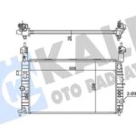 Motor Su Radyatörü (BRAZING) Opel Meriva A Y17DT Klimalı KALE 342065