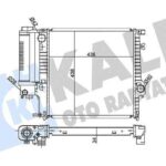 Motor Su Radyatörü MAN/SANZ (Klimalı) BMW M40 M43 M50 M52 E30 E36 KALE 349000