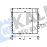Motor Su Radyatörü BMW M62 N62 M57N E53 03>06 KALE 354200