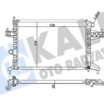 Motor Su Radyatörü (Klimalı) Z14XE Opel Corsa C TIGRA B KALE 363600