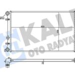 Motor Su Radyatörü (BRAZING) Volkswagen Golf 4 BORA Skoda Octavia 1,6 AKL BCB BFQ 97>05 KALE 366400