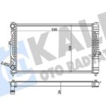 Motor Radyatörü Passat A4 A6 1,6 1,8T 1,9TDI 1997>2001 KALE 367500