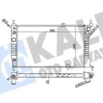 Motor Su Radyatörü (BRAZING) Klimalı A,T Opel Astra F X16XEL KALE 371000