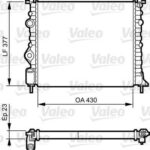 Motor Radyatörü Kangoo 1,4 8V NAC Clio 2 1,5 NAC K7M / K7J / E7J / K4M Megane Scenic 1,4 16V 1,6,8V 1,6 16V NAC Thalia 1,2 1,4 1,5 Valeo 731378