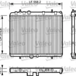 Motor Su Radyatörü P407 C5 2 C5 3 EW10A (2,0 16V) DW10BTED4 (2,0HDI 16V) XSARA 2 DW10ATED (2,0HDI 8V) Valeo 734463