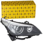 Far BI-XENON LED Sağ BMW E60 Hella 1EL160296-001