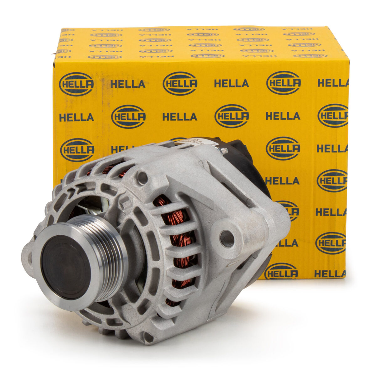 HELLA_GENERATOR_8EL011710871_UNI061W076_202108300748_99.jpg Alternatör 12V 105A Opel Astra H Vectra C Zafira B 1.9CDTI HELLA 8EL011710-871 - Görsel 1