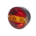 (2 ADET) Arka Stop Lambası YUVARLAK Sağ-Sol Takım (12V-24V) R5W P21W - IVECO / MAN / Scania / DAF / Volvo HELLA 2SD001685-231