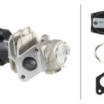 EGR Valfi Mazda 3 1,6 2006-2013 Fiesta 5 6 03>11 C MAX Ford Focus 2 2004>2011 FUSION 03>12 1,6TDCI Volvo V70 3 S80 2 2010> S40 2 V50 2005> 1,6TD HELLA 6NU010171-091