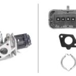 EGR Valfi P107 P1007 P207 Peugeot P206 206+ (T3E) Bipper C1 C2 C3 (I 2 III) C3 PLURIEL Nemo DV4TD (1,6HDI 8V) Fiesta 1,4 TDC 2002>2008 HELLA 6NU010171-111