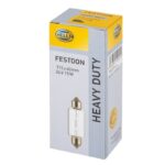 (10 ADET) SOFİT Ampul Halojen 24V 15W SV8.5-8 ÜNIVERSAL Hella 8GM002091-261