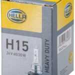 Ampul (Uzun Far - Gündüz Farı) UNIVERSAL H15 20/60W 24V - LIEBHERR Hella 8GJ168119-241
