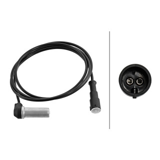 ABS Sensörü Ön R-L KAMPANA Tip Mercedes TRUCK AXOR 1840 3228 3028 3340 / Atego (1500 MM) HELLA 6PU230048-051