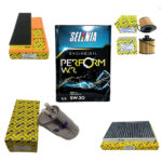 Fiat Linea 1.3 Dizel Euro 4 Orijinal OPAR Karbonlu Polen Yağ Hava Mazot 4'lü Filtre Bakım Seti ve Selenia 5W-30 3.2 Litre Motor Yağı