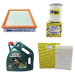 Fiat Albea Palio 1.2 1.6 Benzinli Orijinal OPAR Yağ Hava Polen 3'lü Filtre Bakım Seti ve Castrol 10W-40 4 Litre Motor Yağı