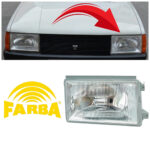 Tofaş Şahin M131 Orijinal Sol Ön Far Eski Model Çıtasız FARBA 10339D