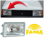 Tofaş Şahin M131 Orijinal Sağ Ön Far Eski Model Çıtasız FARBA 10340D