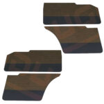 Tofaş Doğan Kartal Şahin Eski Model Kahve Çizgili Kapı Döşemesi Takımı PG-KID006