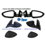 Fiat Egea Dış Dikiz Aynası Sağ Sol Takım Elektrikli Ayna Kapakları Dahil Orijinal OPAR 735705172 735705166