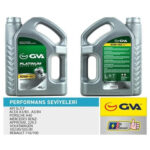 GVA 10W-40 4 Litre Motor Yağı Platinum Yarı Sentetik API SL/CF