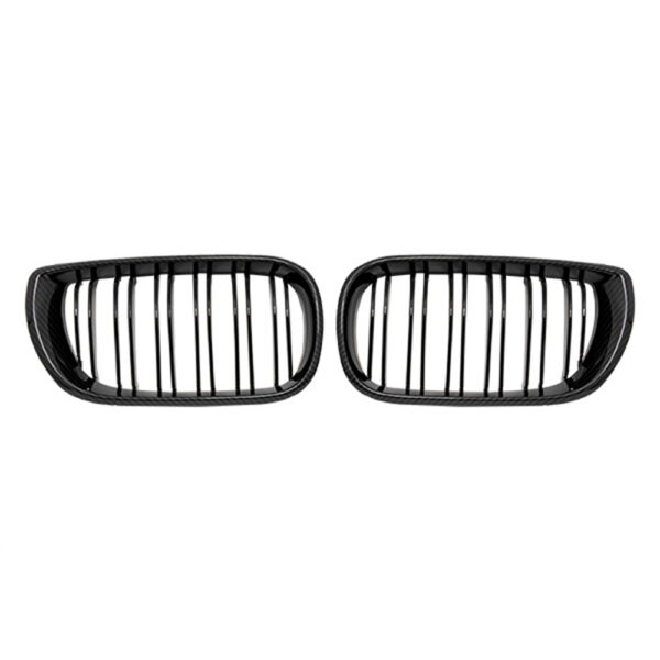 BMW 3 Serisi E46 2002-2005 Sedan Kasa M Tech Çift Çıtalı Panjur Takımı (Karbon)