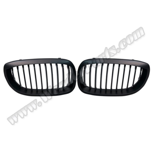 BMW 3 Serisi E46 2003-2006 Coupe Mat Siyah Ön Panjur Seti