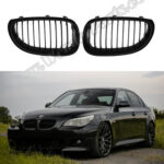 BMW 5 Serisi E60 2003-2009 Mat Siyah Panjur Seti