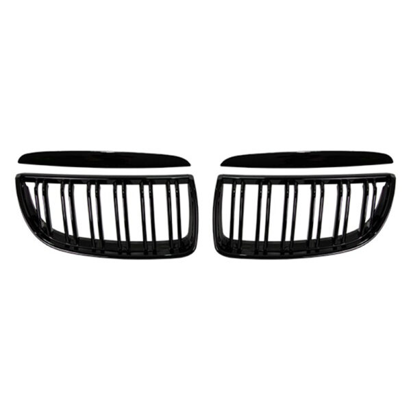BMW 3 Serisi E90 2005-2008 Piano Siyah Çift Çıtalı Ön Panjur Takımı