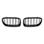 BMW 3 Serisi E90 2009-2011 Piano Black Çift Çıtalı M Tech Ön Panjur Takımı