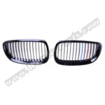 BMW 3 Serisi E92 Coupe 2006-2009 Piano Black M Renkli Ön Panjur Takımı