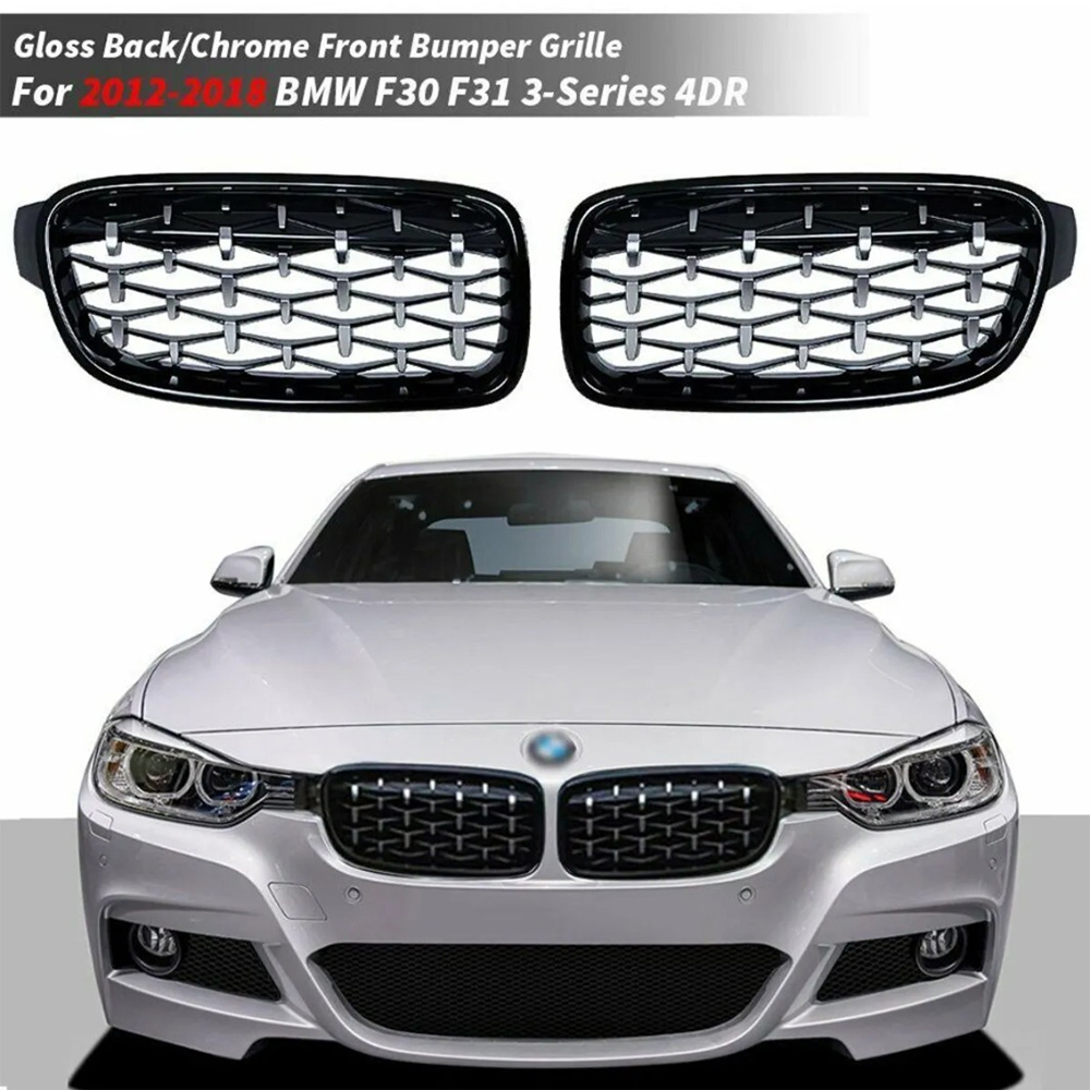161-BMW-3-Serisi-F30-2012-2018-Diamond-Ön-Panjur-Takımı-2 BMW 3 Serisi F30 2012-2018 Diamond Ön Panjur Takımı - Görsel 1