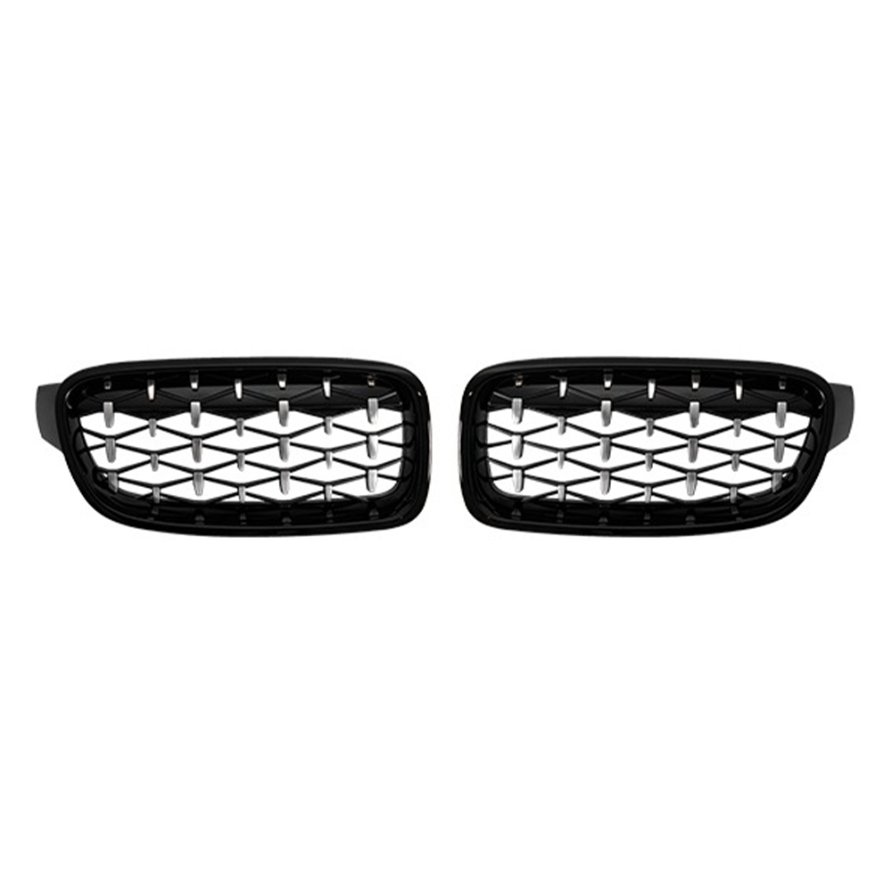 161-BMW-3-Serisi-F30-2012-2018-Diamond-Ön-Panjur-Takımı BMW 3 Serisi F30 2012-2018 Diamond Ön Panjur Takımı - Görsel 2