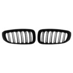 BMW F34 2013 ve Sonrası Mat Siyah Çift Çıtalı M Tech Ön Panjur Seti