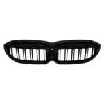 BMW 3 Serisi G20 2019-2021 M Tech Çift Çıtalı Kameralı Mat Siyah Ön Panjur Takımı