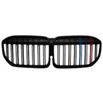 BMW 7 Serisi G11 2019+ Piano Black Çift Çıtalı M Renkli M Tech Ön Panjur