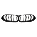 BMW G15 G16 2019+ Mat Siyah Çift Çıtalı Kameralı M Tech Ön Panjur