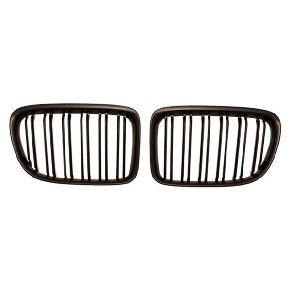 BMW X1 E84 2010-2015 Mat Siyah Çift Çıtalı M Tech Ön Panjur Takımı