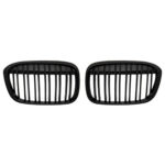 BMW X1 F48 2015-2019 Çift Çıtalı Mat Siyah Ön Panjur Takımı