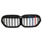 BMW X1 F48 M Tech Çift Çıtalı M Renkli Piano Black Ön Panjur