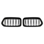 BMW X2 F39 Mat Siyah Çift Çıtalı M Tech Ön Panjur Takımı