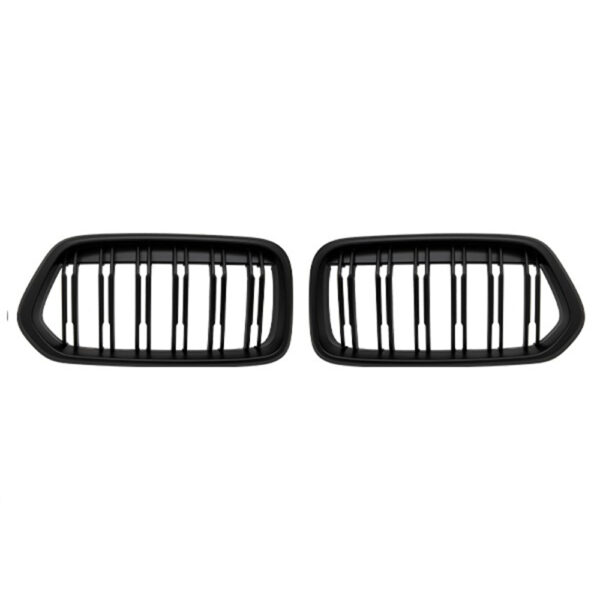 BMW X2 F39 Mat Siyah Çift Çıtalı M Tech Ön Panjur Takımı