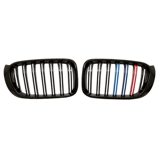 BMW X3 F25 X F26 Piano Black M Renkli Ön Panjur Takımı 2014-2018