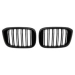 BMW X3 G01 X4 G02 Mat Siyah Çift Çıtalı M Tech Ön Panjur Takımı 2018-2020