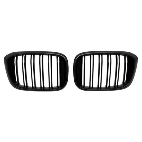 BMW X3 G01 X4 G02 Mat Siyah Çift Çıtalı M Tech Ön Panjur Takımı 2018-2020